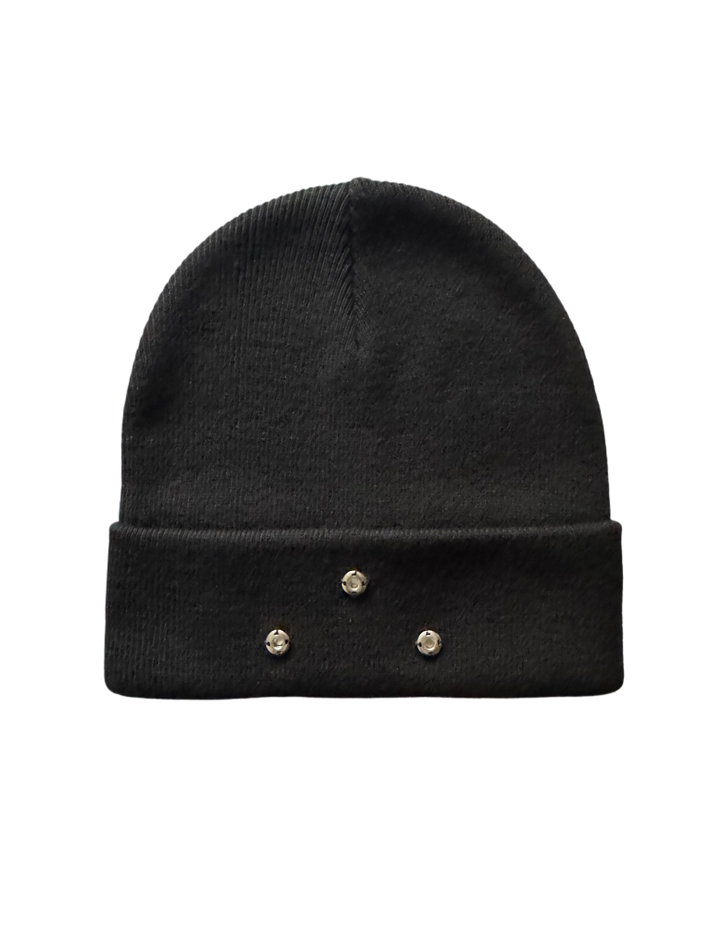 No Burden Dual Leather Patch Beanie